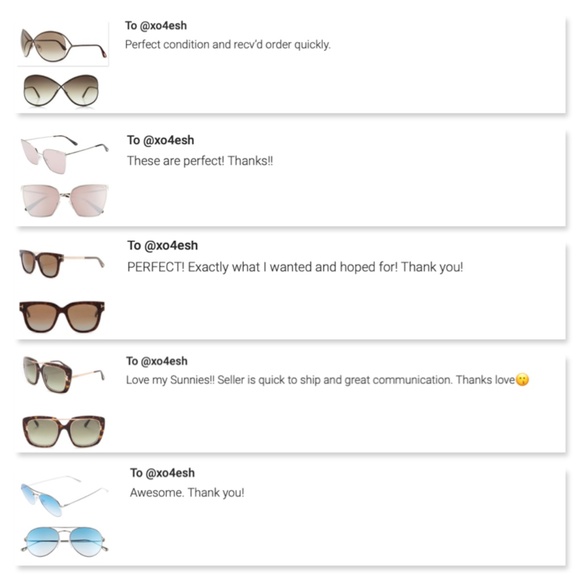 New TOM FORD Vanda Black Cat Eye Sunglasses - Picture 14 of 16
